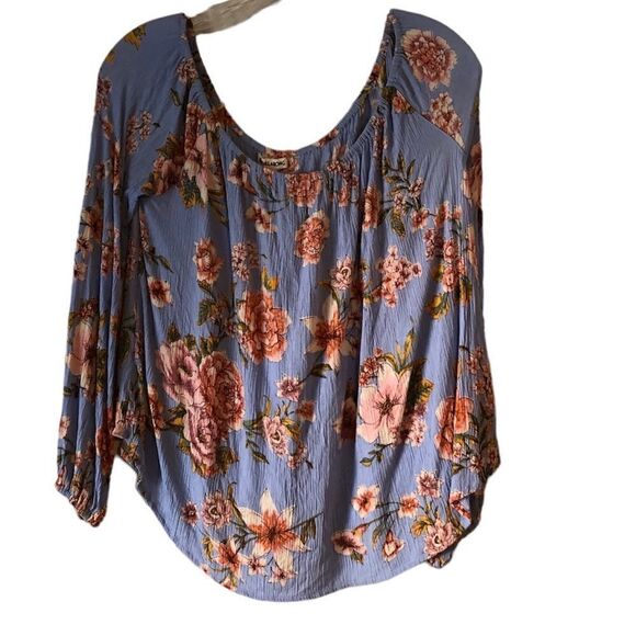 Billabong Peasant BoHo Top L - Picture 1 of 9